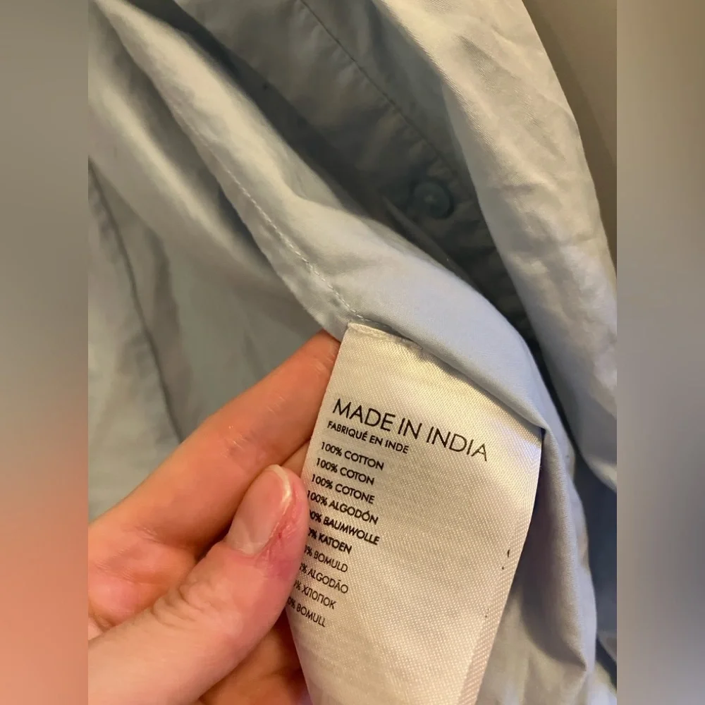 SOLD Club Monaco Sky Blue Casual Shirt - XS - Picture 5 of 6